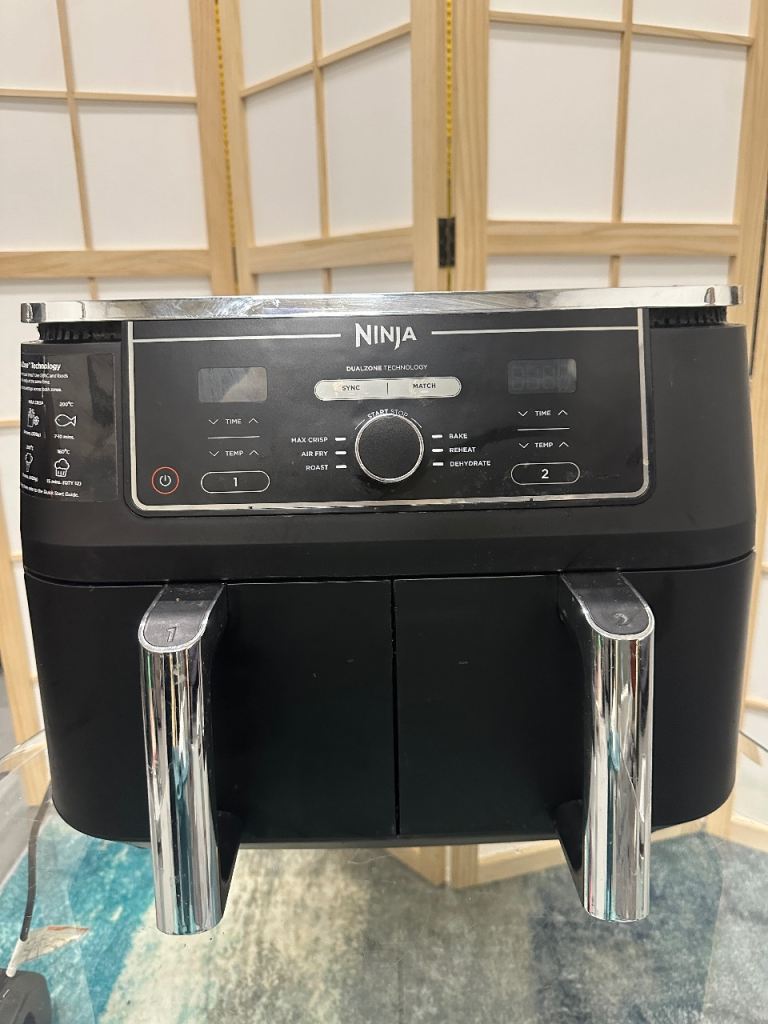 Ninja Foodi Dual Zone Digital Air Fryer 7.6L 6-in-1 Black