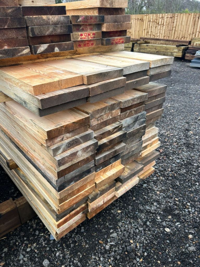 225mm x 38mm (Scaffold Board Size) Reclaimed Timber