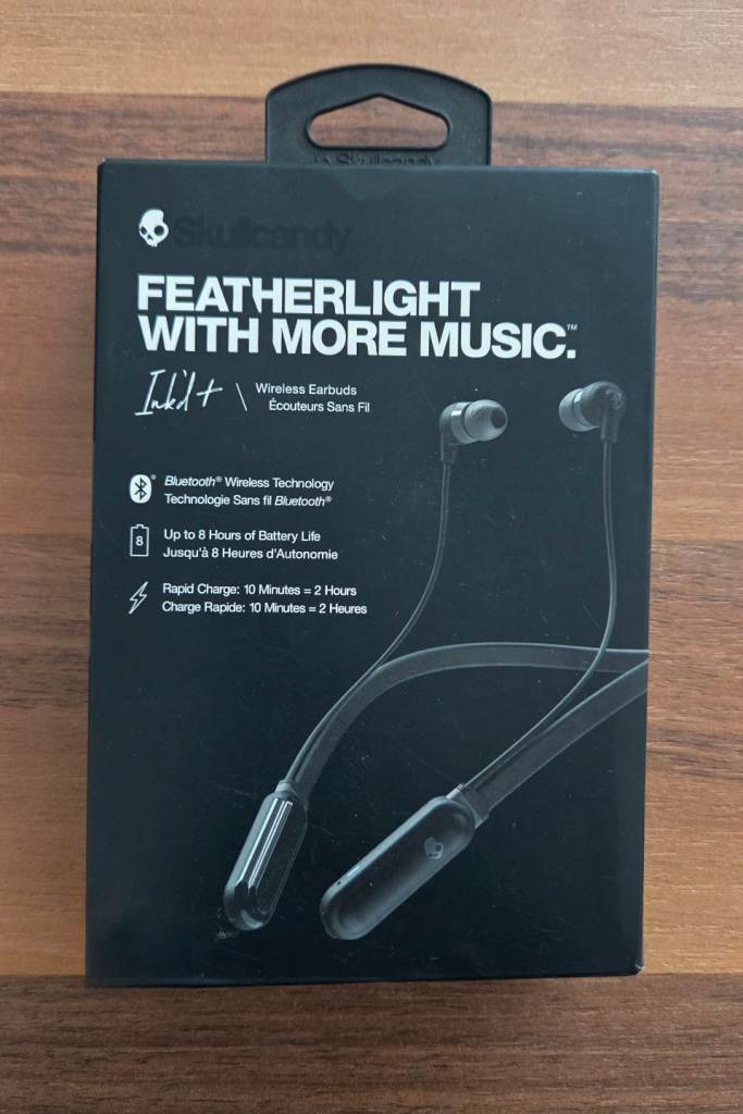 Skullcandy Ink'd Plus Wireless Earbuds / Headphones - Brand New 