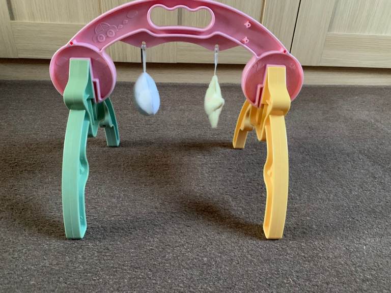 Dolls’ Toy Activity Arch – Good Condition, Multicoloured
