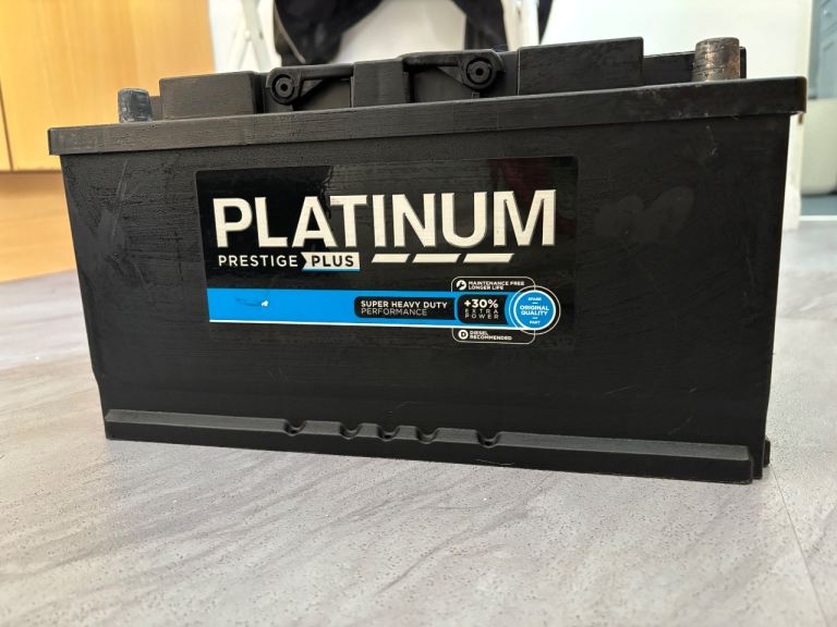Platinum car battery 