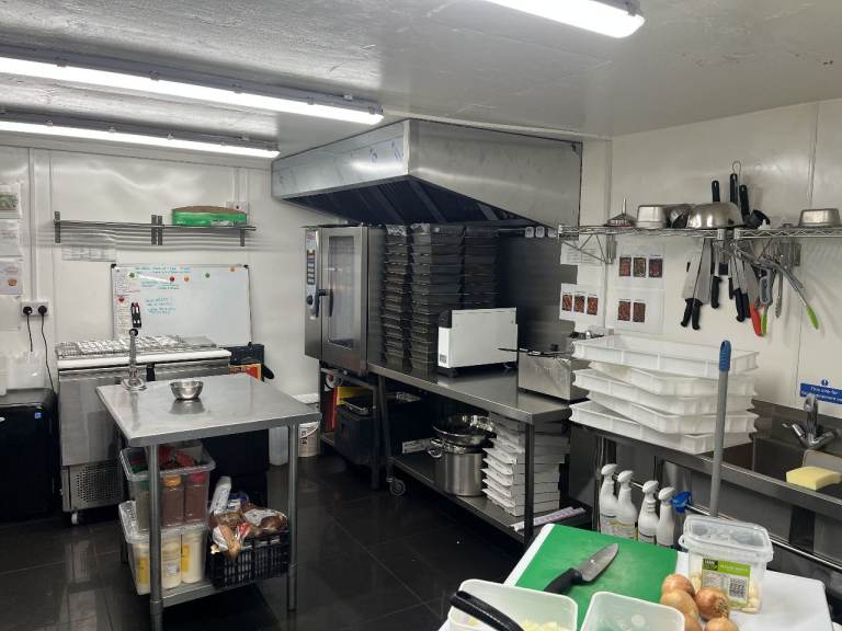 Commercial kitchen in the heart of Battersea