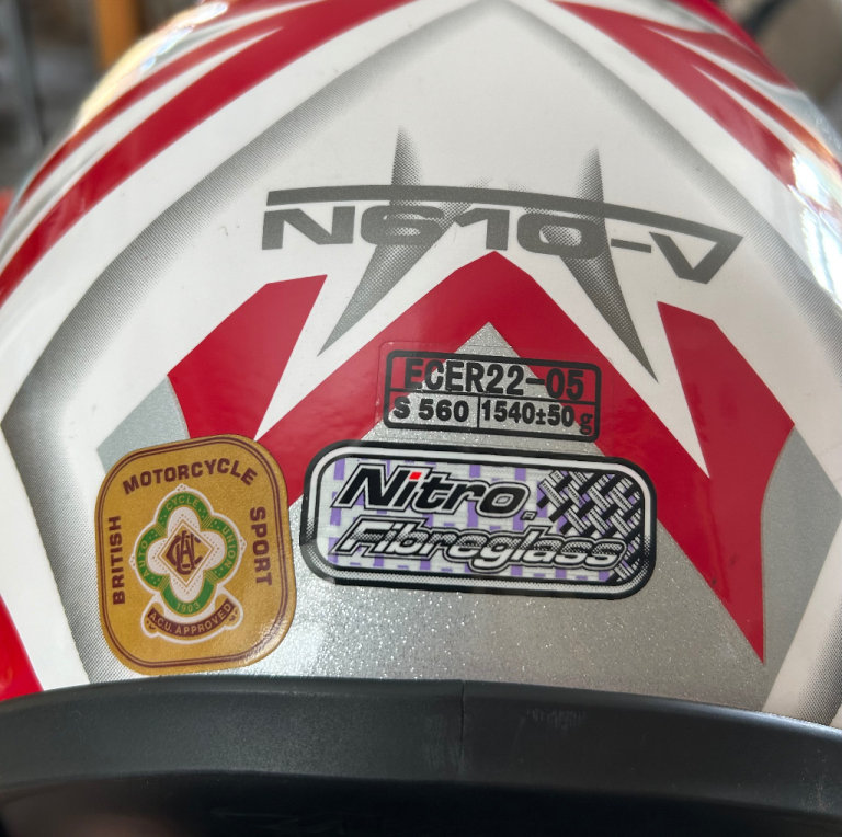 NITRO Racing Helmet N610-V1 Adult Banger  Bike Motorbike Kart Scooter BMX 