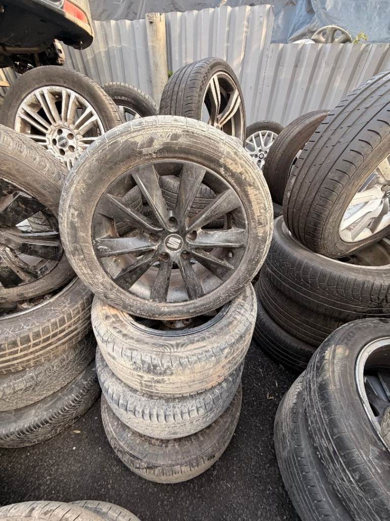 SEAT LEON 2017  ALLOY WHEEL SET FOR SALE  205/55/R16