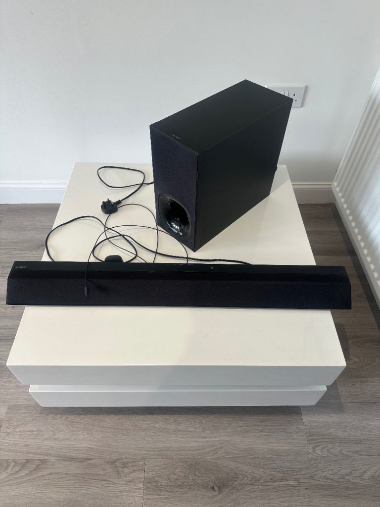 Sony SA-CT380 Bluetooth Sound Bar For TV with Sub Woofer - Excellent Condition