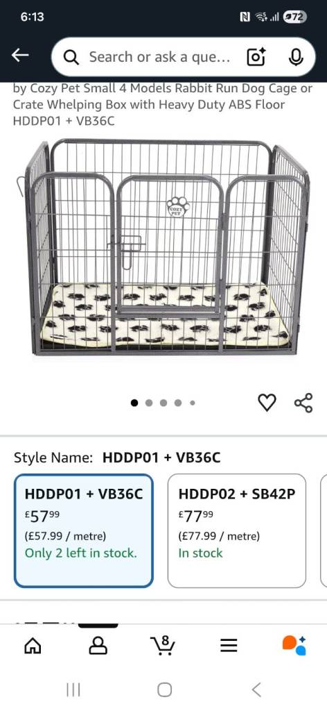 Small dog pen 