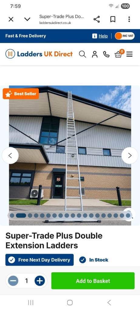 Double Extension Ladders