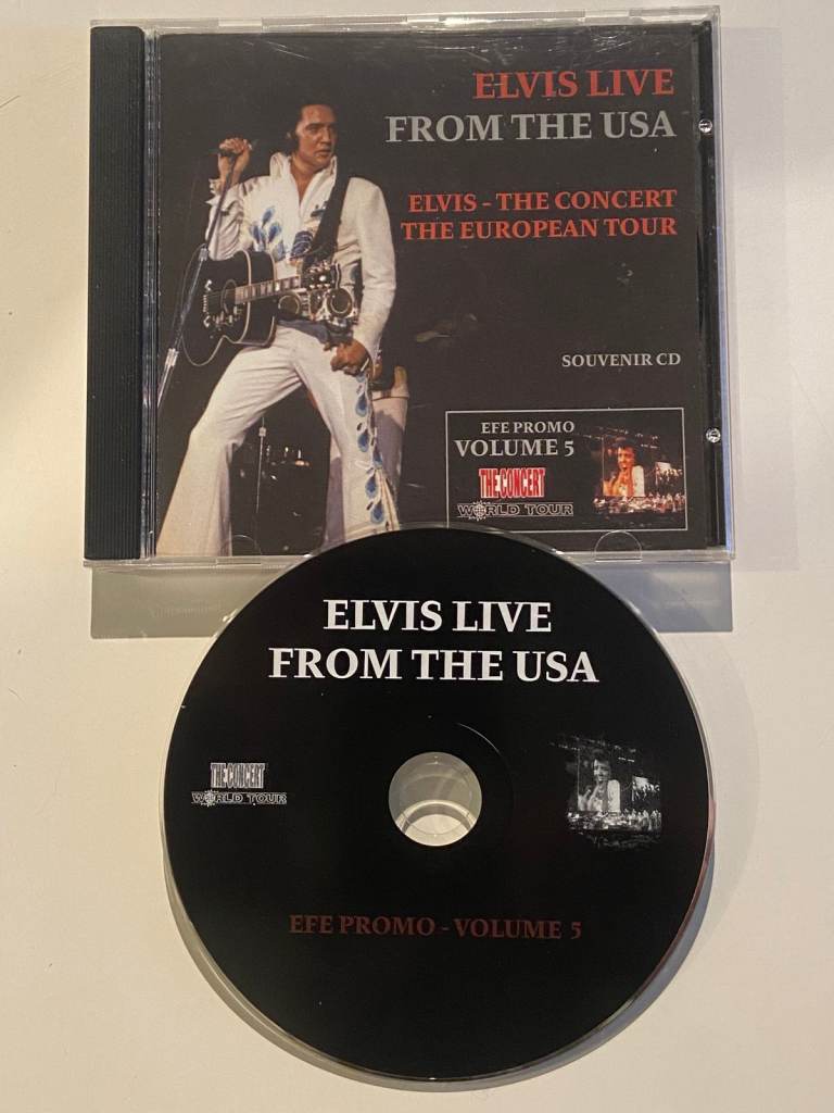 V.RARE: Elvis CD 'Elvis Live From The USA - The Concert' SOUVENIR CD