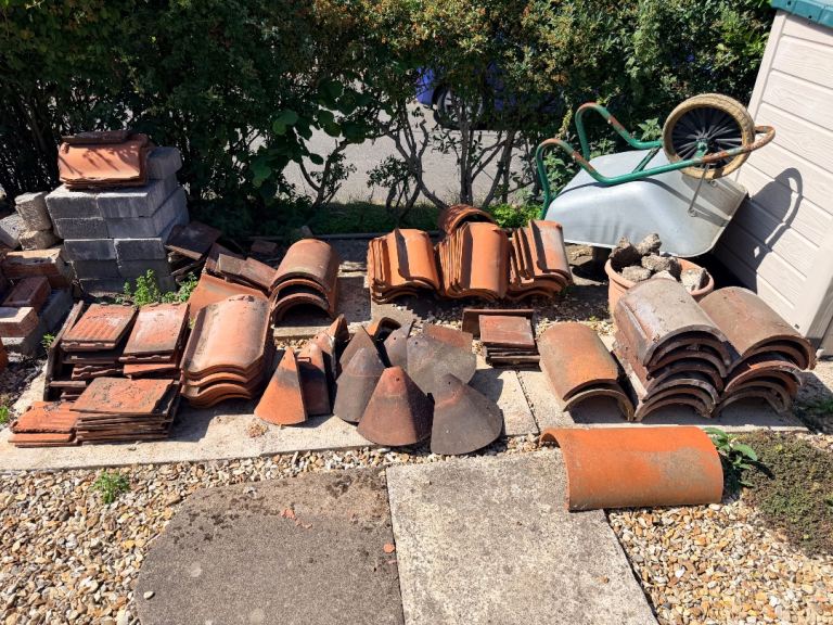 Sandtoft plain clay Goxhill County Pantile Red Ridge 