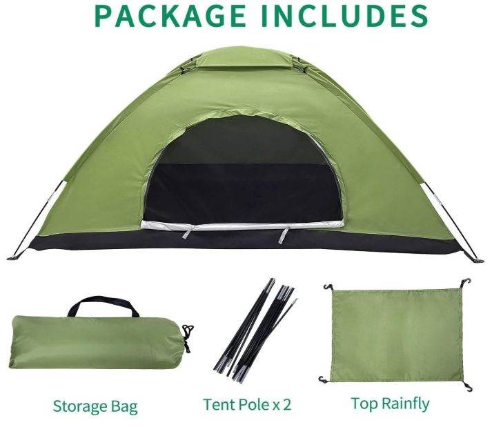 Brand new: Light Weight 2-person Dome Tent, with built-in groundsheet & carry/storage bag 