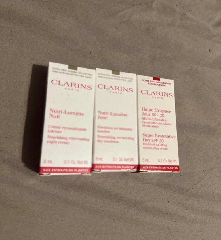 Clarins Nutri-Lumiere & Super Restorative Day/Night Creams - NEW