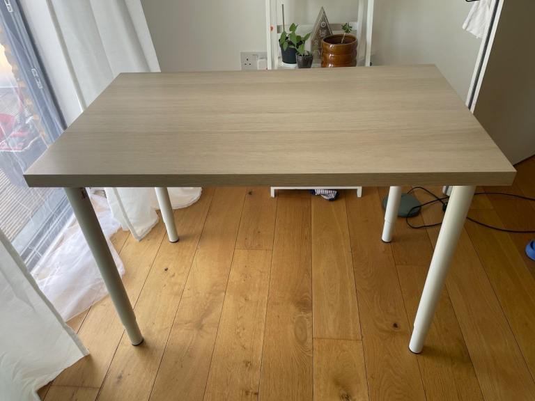 IKEA LINNMON / OLOV Table/Desk – Light Wood Finish