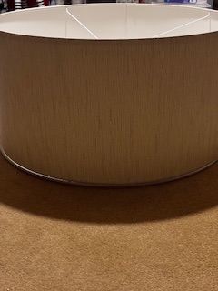 Extra Large drum shade with diffuser John Lewis