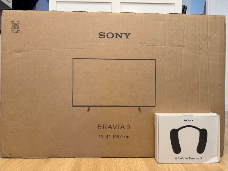 Sony Bravia 3 S3 43 inch TV and Bravia Theatre U – Brand New Factory Sealed