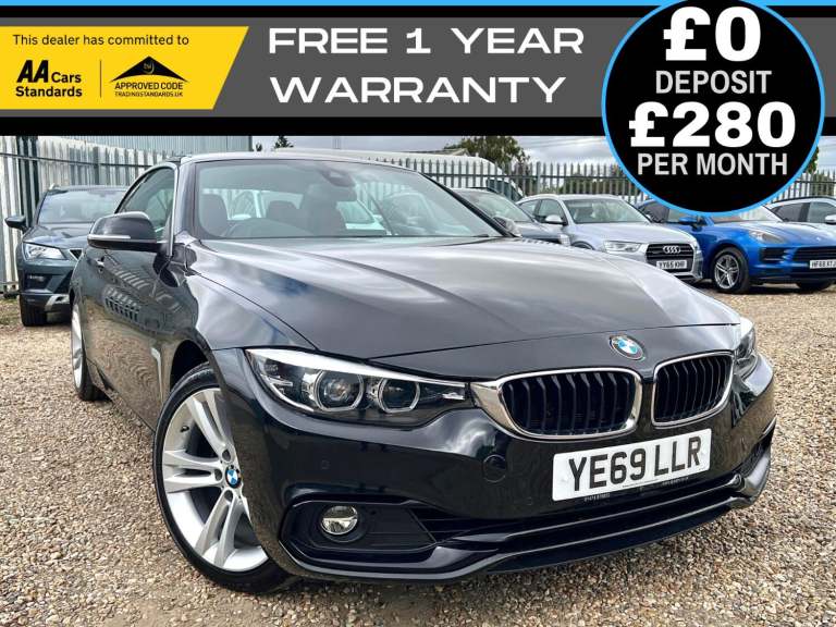 BMW 4 SERIES 2.0 420i GPF Sport Convertible 2dr Petrol Auto Euro 6 2019