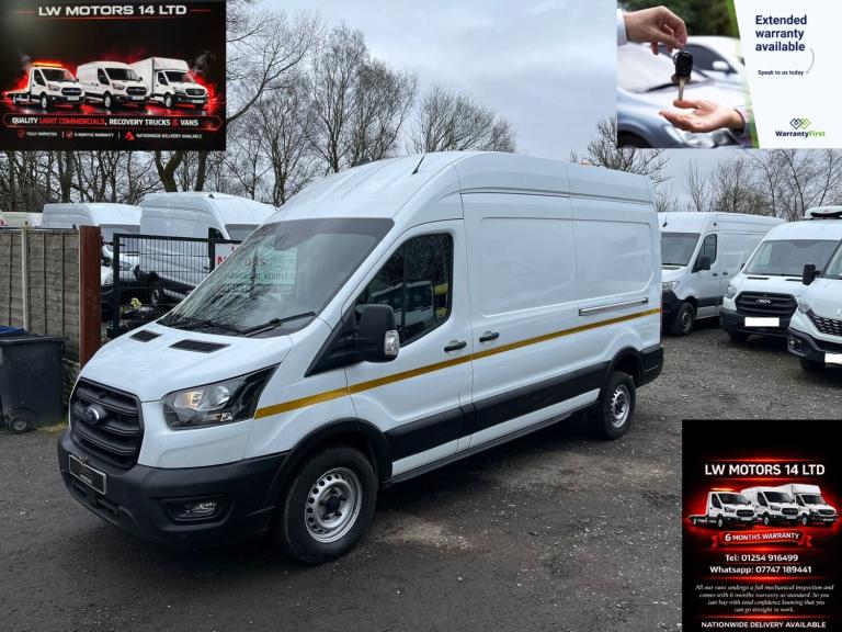 FORD TRANSIT 2.0 ECOBLUE L3H3 LEADER LWB PANEL VAN 2023 72 REG ULEZ