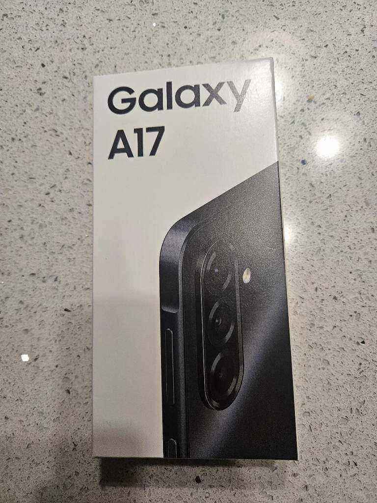 Samsung A17 128gb Dual Sim 4G New sealed. Unlocked to all networks. Black. Worth RRP £169