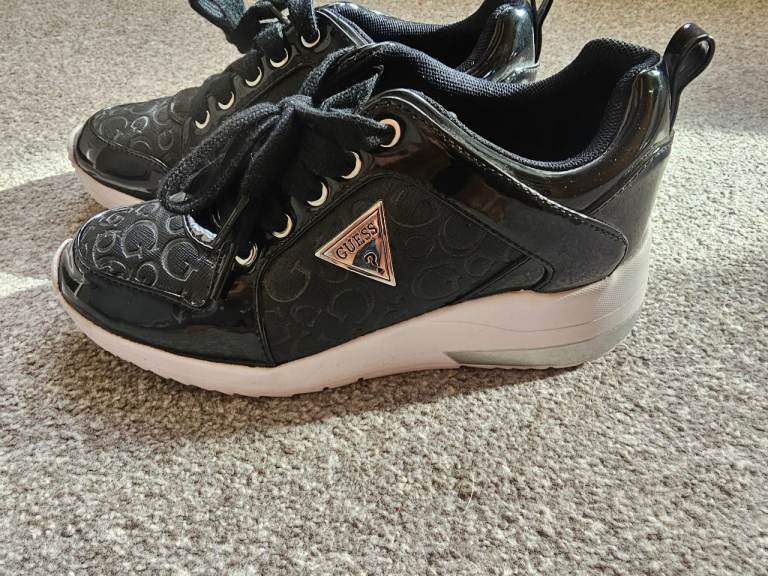 Guess Women's Black Trainers – UK Size 4, As Good As New