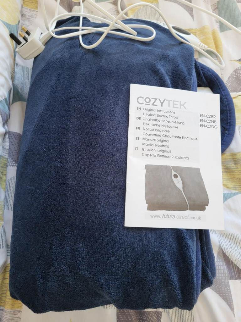 Cozytek Heated Electric Throw - 9 heating settings - with original instructions