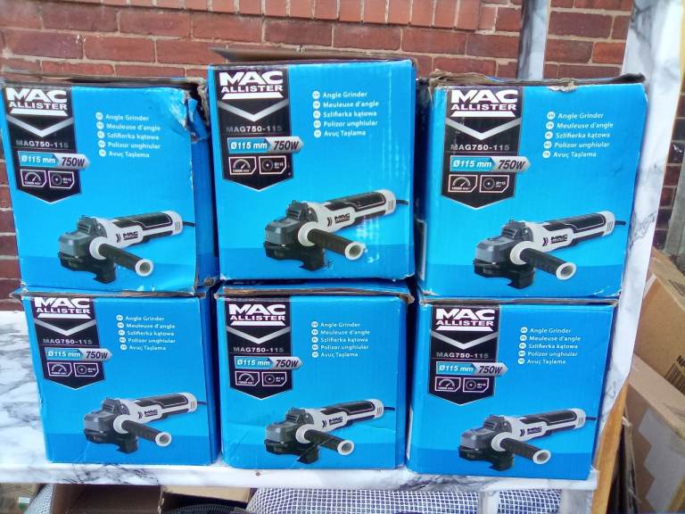 MAC ALLISTER MAG750-115 Angle Grinder – (For spares or repairs only)