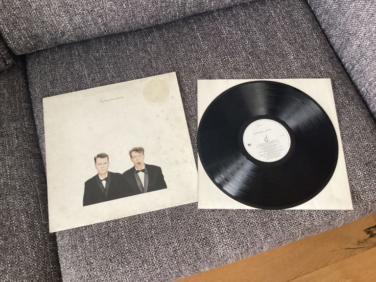 Pet Shop Boys Actually LP record 