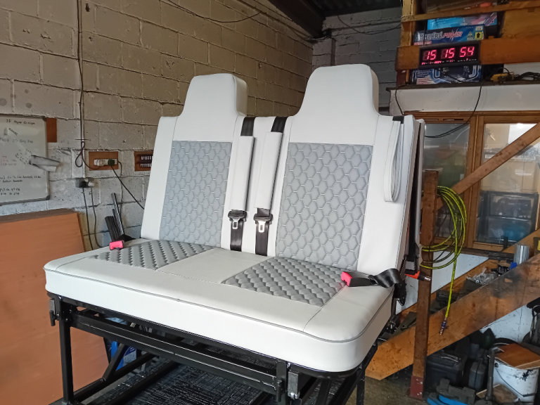 3/4 width 2 seater Rock and Roll bed, RNR bed, fits all vans. Delivery from £79