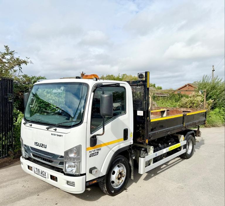 2019 ISUZU FORWARD N75.190 TIPPER 7.5 TON TARMAC CHUTES 3 SEAT EURO-6 U-LEZ 