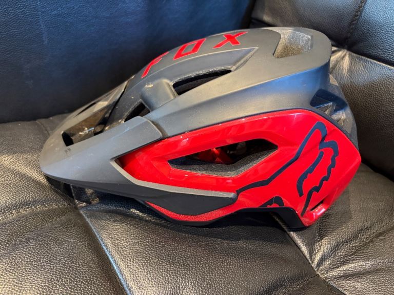 Fox Speedframe Pro Bike Helmet (Size S) – Red/Black, Good Condition