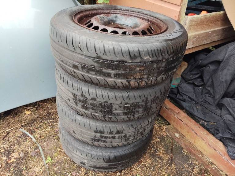 4x Vauxhall Corsa d 15" steel wheels