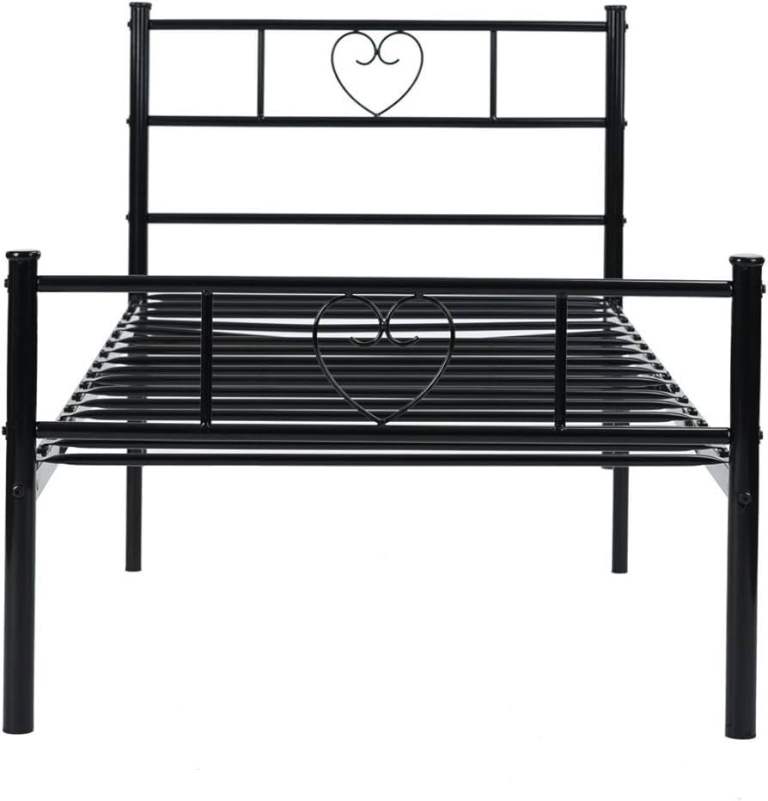 Single IKEA (new in box  ) heart metallic bed frame 