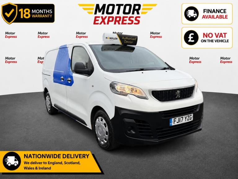 2017 Peugeot Expert 1400 2.0 BlueHDi 120 S Van PANEL VAN Diesel Manual