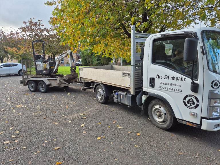 Micro Excavator and Operator for Hire