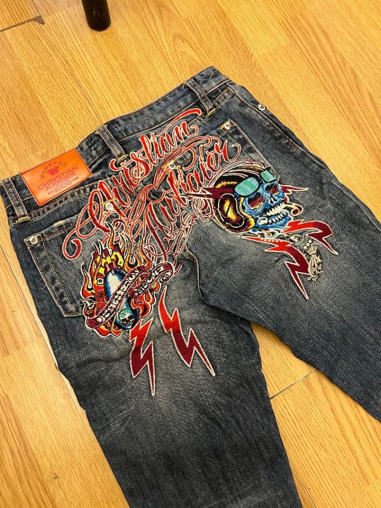 The most beautiful Christian Audigier jeans 