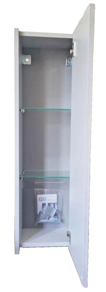 Bathroom's GSI design wall cabinet 30x20x100 (WxDxH in cm), new, 7 years guarantee