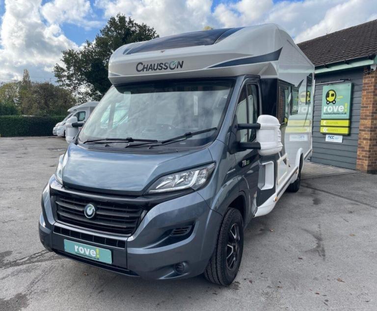 Chausson Welcome 718xlb 5 Berth 5 Belt Rear Garage Island Bed Motorhome