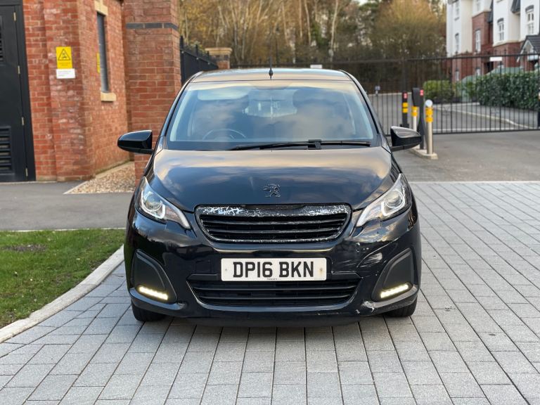 2016 Peugeot 108 1.0 Black 3Dr 65,000 Miles