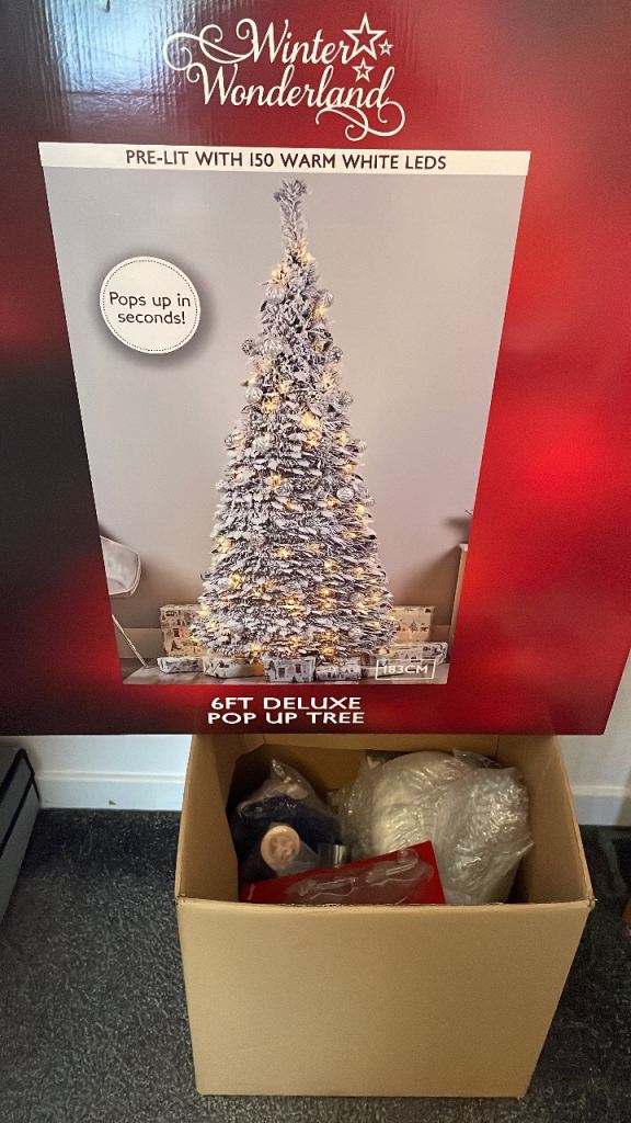 The Range pop up pre lit Christmas Tree