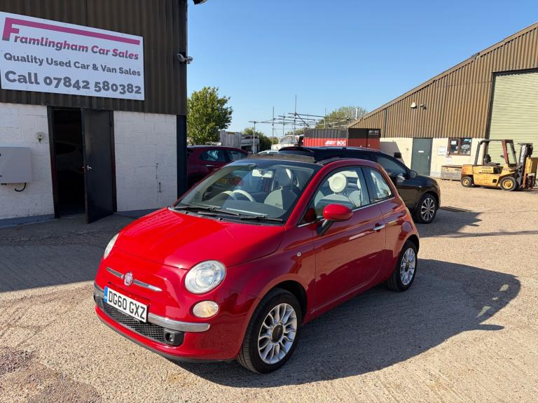 2010 Fiat 500 1.4 Lounge 2dr [Start Stop] CONVERTIBLE Petrol Manual