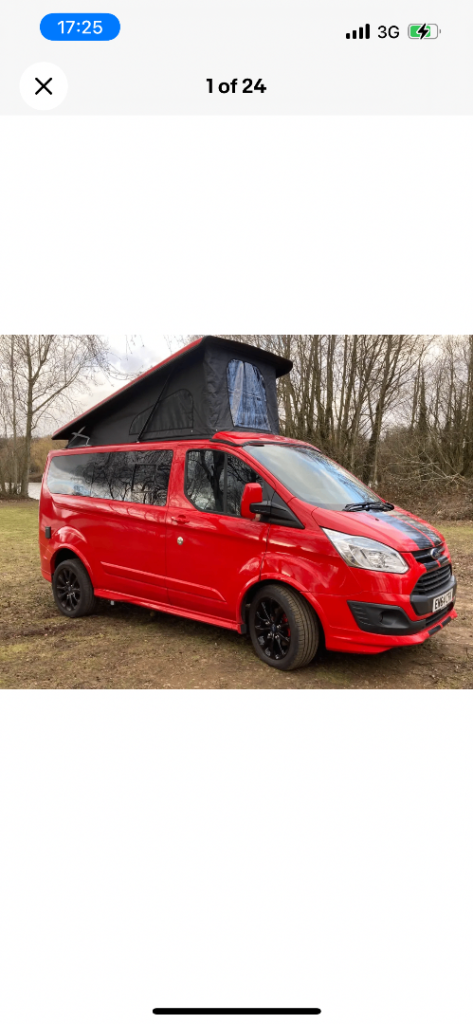 Ford, TRANSIT CUSTOM, Campervan, 2015, Manual, 2198 (cc)