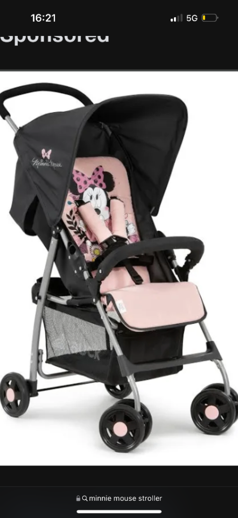 Minnie Mouse hauck stroller 