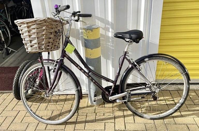 Dawes Heritage Commuter Bike – Purple, Good Condition with Basket