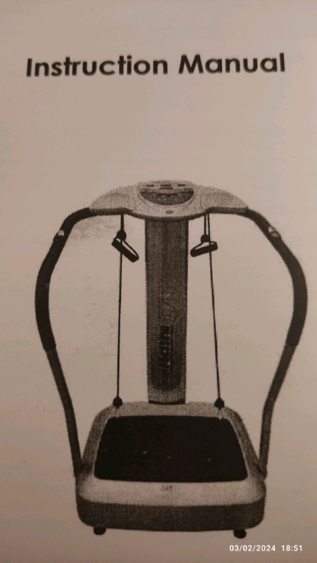 Vibration plate with speakers and resistance bands 