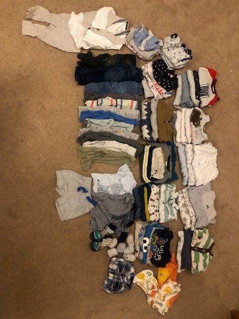 6-9 month baby clothes bundle. £35