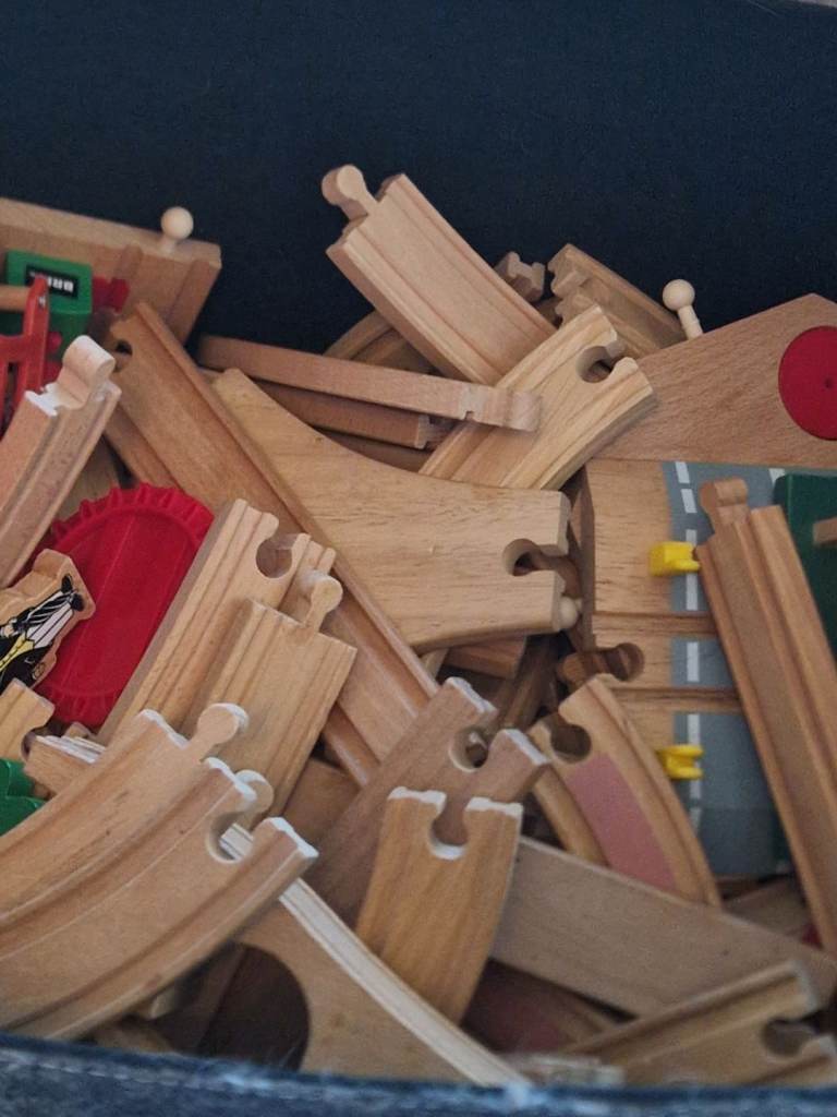 Brio/John Lewis wooden train tracks & trains