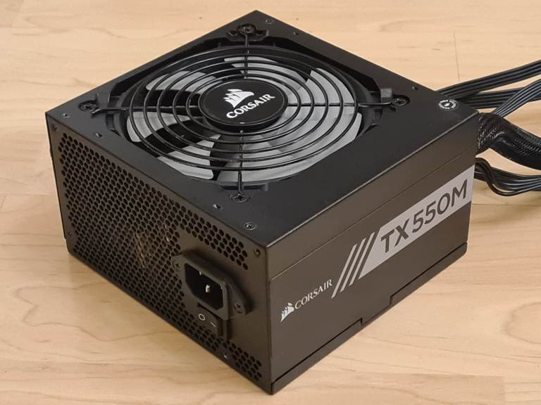 SERVER/GAMING PSU - High Power Semi-Modular GOLD Certificate Corsair TX550M Power Supply Unit