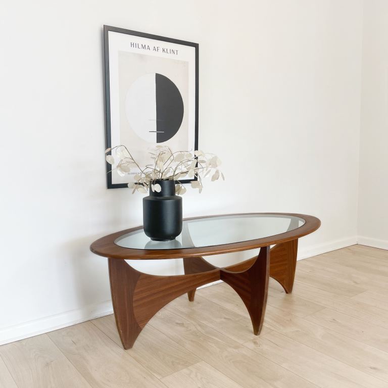 G plan Astro coffee table / mid century oval coffee table