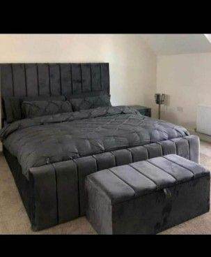 TODAY'S BRAND NEW LUXURY BED FRAME& Mattress available in 40%Discounted price LIMITED TIME OFFER