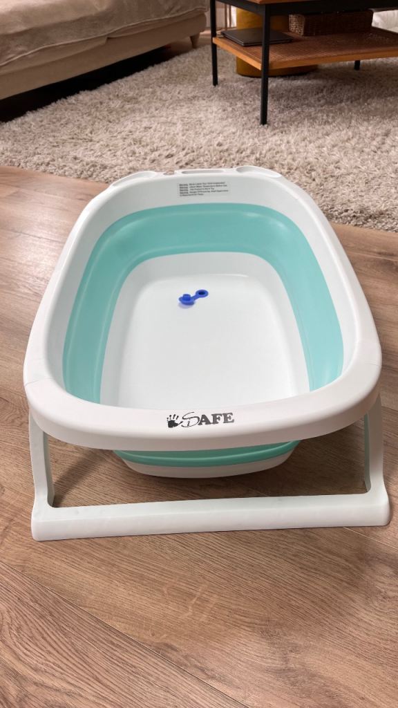 P-SAFE Foldable Baby Bath Tub & changing mat 