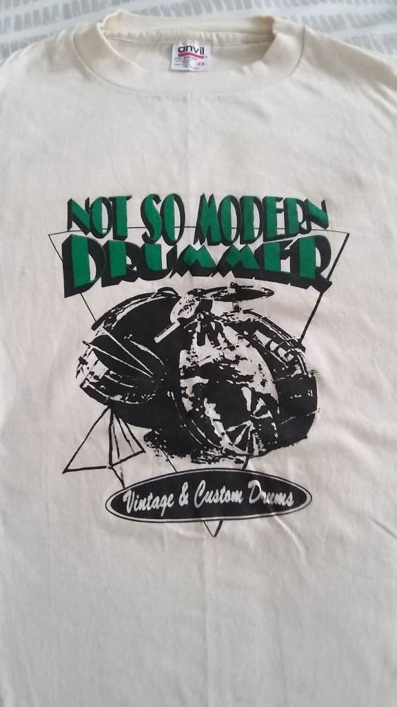 Not So Modern Drummer T-shirt - New old stock - USA -  Size 2X - 1990s -Vintage-Rare