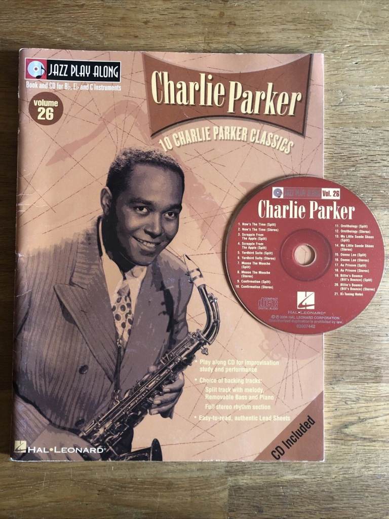 Charlie Parker Jazz Play Along Book and Audio Lead Sheets WITH CD 